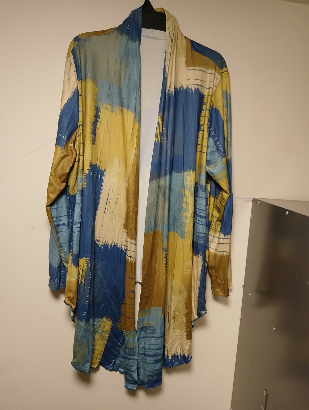 Abstract Print Women's Cardigan Shirt